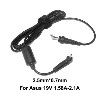 2.5 x 0.7mm Laptop Power Supply, DC Repair Cord, for Samsung Chromebook | Power adapter output cable interface, compatible with Samsung Chromebook ASUS Eee PC power adapter plug size: 2.5mm * 0.7mm - size: 2.5-0.7mm