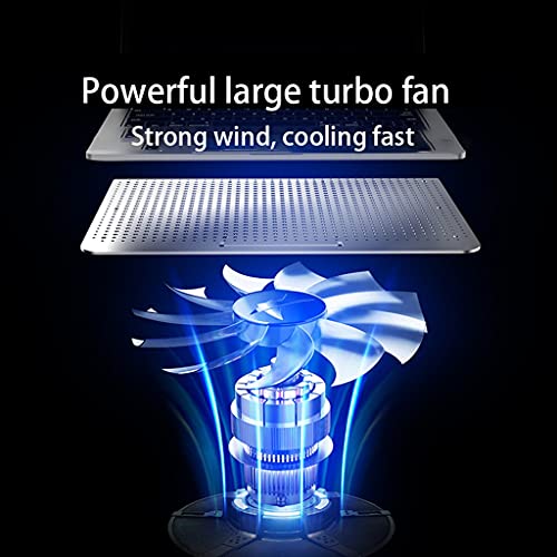Gaming Laptop Cooler Silent Fan Metal Cooling Pads Port Portable Adjustable Notebook Stand for 12-16 Inch