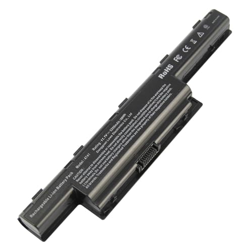 Laptop Battery for Acer AS10D31 AS10D51 Aspir 4741 5253 5251 5336 5349 5551 5552 5560 5733 5733Z TravelMate 5740 5735 5735Z 5740G Gateway NV55C NV50A NV53A NV59C [6 Cells/58WH] - size: 8.84x2.94x1.13inch 4741