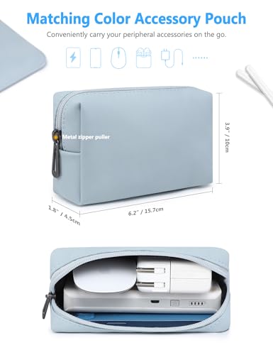 HYZUO 13 Inch Laptop Sleeve PC Case for MacBook Pro 13 M2 M1 2026-2016, 13" MacBook Neo 2026 A3404, MacBook Air 13 M5 A3449 M4 M3 M2 M1 2026-2018, 13" iPad Pro/Air, Surface Pro, XPS 13, Pale Blue - color: Pale Blue, size: 13 Inch