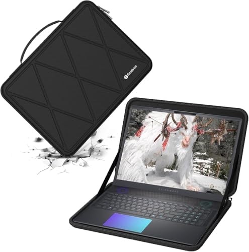 Smatree Hard EVA Protective Sleeve Case Compatible for 18 inch Alienware 18 Area-51 AA18250 Gaming Laptop, for Alienware m18/m18 R2 Gaming Laptop, Waterproof Slim Sleeve Case (X8330) - color: X Series-Black, size: For 18 inch DELL Alienware 18 Area-51/m18