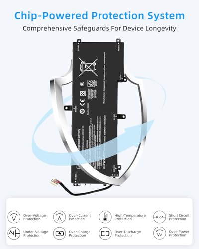 52Wh VS03XL 849313-856 Laptop Battery Replacement for HP Envy 15t-as100 15t-as000 15-as000 15-as100 15-as133cl 15-as043cl 15-as020nr 15-as031nr 15-as027cl 15-as182cl 849047-541
