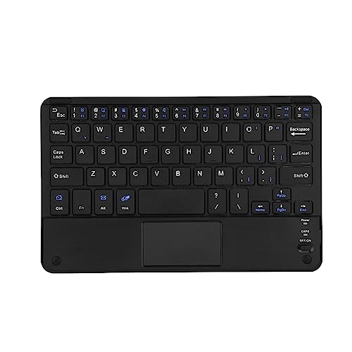 Keenso Mini Wireless Keyboard with Touchpad, LowProfile Slim Keyboard for PC Tablet, 90 Hours Working Time, Suitable for Travelers