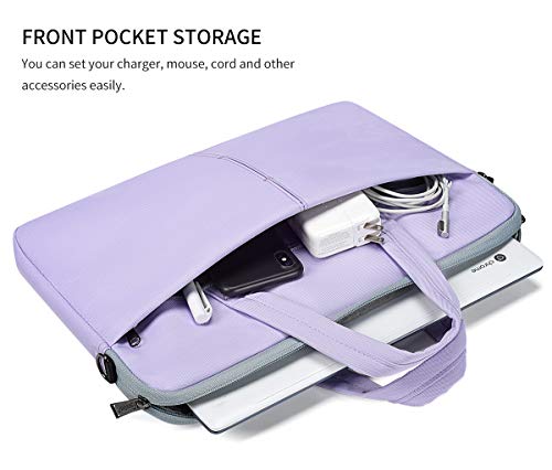 14 Inch Laptop Sleeve Bag for 13.5-14.8 Surface Laptop 7/6/5/4, HP Lenovo Acer ASUS Chromebook 14/ Stream/IdeaPad Case, Purple - color: Purple, size: 13.3-15 Inch