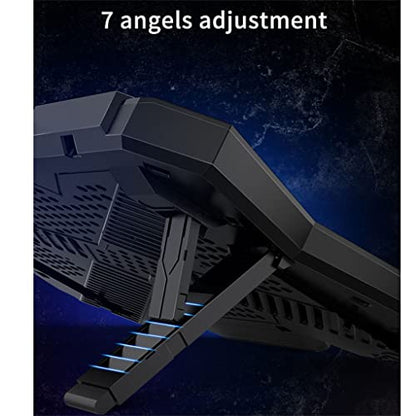 Gaming Laptop 12-17 Inch Cooling Screen Laptop Pad Laptop Cooler Stand with Six Fans (Color : E, Size : 426 * 280 * 37mm) (E 426 * 280 * 37mm) - color: E