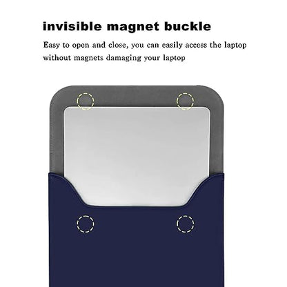 MOSISO Laptop Case 13.3 inch, 13-13.3 inch Laptop Sleeve Compatible with MacBook Neo 13 A18 Pro A3404 /Air 13/Pro 13/Pro 14 M5 M4 M3 M2 M1, Faux Suede Leather Case with Small Bag, Navy Blue - color: Navy Blue
