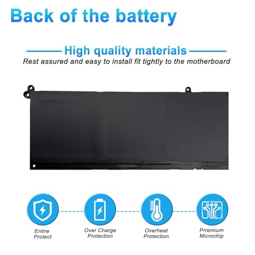 41Wh G91J0 Laptop Battery for Dell Latitude 3520 3420 3320 3330 Inspiron 3510 3511 3515 5310 5410 5418 5510 5515 5518 14 Plus 7420 7415 2-in-1 Vostro 5620 5625 Series JGCCT N9XX 0PG8YJ FH3K2 - size: 8.39*3.5*0.22inch G91J0