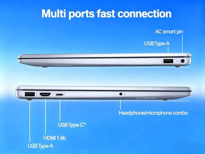 Customized HP 15.6" HD Touchscreen Laptop, i3, 8GB RAM 256GB SSD | Windows 11 Home | RAM Upgradable to 64GB | Storage Upgradable to 2TB | Webcam with Dual Microphone | Retains HP Warranty