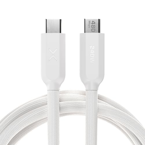 NOCO XGrid XC3: 240W USB-C to USB-C Cable with 10-Foot Durable Design | USB-IF Certified, Smart E-Marker Chip, 480Mbps Data, UltraFlex Braided Nylon & Silicone Jacket, 10,000-Bend Tested