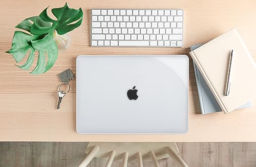 Crystal Clear Case for MacBook Pro 14-inch Laptop M5 M4 M3 M2 M1 A3427 A3426 A3434 A3112 A3185 A3401 A2918 A2992 A2779 A2442 2026-2021 Release, 5Hard Shell&Keyboard Cover&Screen Protector&Webcam Cover - color: Clear