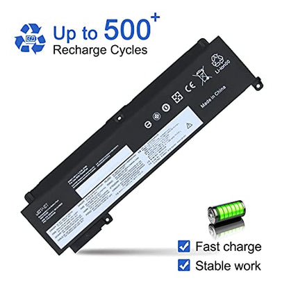 JOTACT 01AV406 01AV405 27Wh Laptop Battery Replacement for Lenovo ThinkPad T460S T470S Series Notebook Internal SB10J79003 00HW038 00HW025 00HW024 01AV462 01AV407 01AV408 Black 11.46V 2274mAh 3-Cell