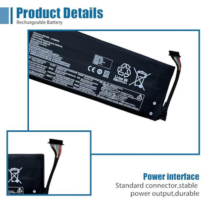 L23M2PK0 Laptop Battery Replacement for Lenovo Legion Go 8APU1 AMD Handheld Series 5B11M36296 5B11M36298 5B11M36299 L23D2PK0 SB11M36297 L23C2PK0 L23L2PK0 7.82V 81Wh 10360mAh - size: 6.13*2.46*1.05 inch L23M2PK0