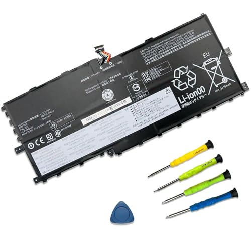 L17C4P71 01AV475 SB10K97624 Laptop Battery Replacement for Lenovo ThinkPad X1 Yoga 3rd Gen Series 3520mAh L17M4P71 - size: 12.28*5.59*1.34 inches L17C4P71