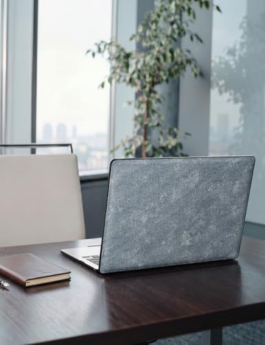 iCasso for M5 MacBook Air 13 inch Case 2026 2025-2022 M4 M3 M2 Model A3449 A3240 A3113 A2681, Leather Sturdy Protective Hard Shell Case for Mac Air 13.6"+Keyboard Cover + Screen Protector,Denim Blue - color: Denim Blue