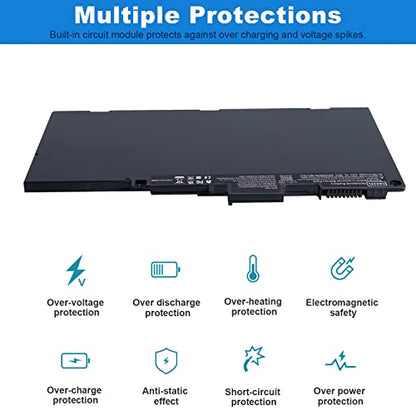 Futurebatt CS03XL Battery Replacement for 840 G3 850 755 745 G3 G4,ZBook 15u G3 G4 Series 800231-141 800513-001 HSTNN-UB6S HSTNN-IB6Y TA03XL TA03051XL CS03 CS03046XL CS03046XL-PL MT43 - size: CS03XL