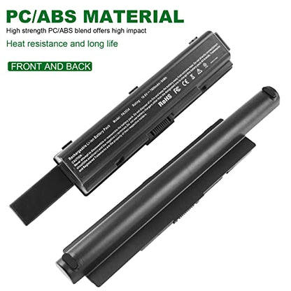 84WH M200 M205 PA3727U-1BRS PA3535U-1BRS Battery for Toshiba Satellite A200 A205 A210 A300 A305 A350 A505 A505-S6005 A505-S6980 L305 L300 L450 L455 L450D L500 L505 PABAS098 PABAS099 PABAS174 - size: 9.07*2.05*0.83inch