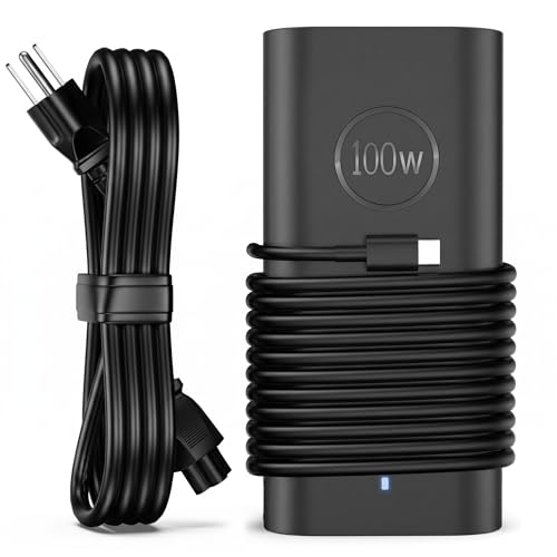 100W 65W USB C Laptop Charger for 2026 Dell XPS 16 14 DA16260 DA14260 | For Dell Pro 3 5 7/7 2-in-1 Series 16" 14" 13", Pro Max 14 MC14250 16 MC16250, Pro 16 14 13 Plus, 10FT Type C Power Cord
