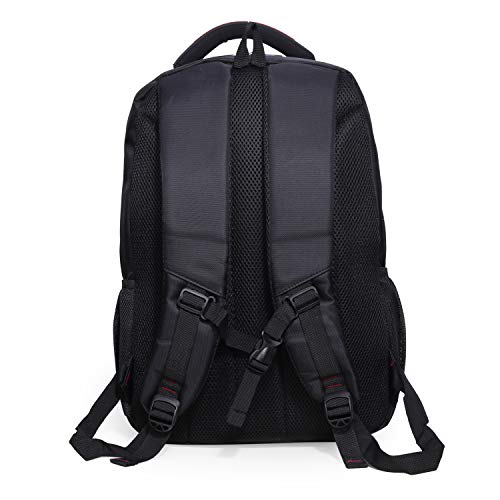 Laptop Backpack,Friendly Business Travel Laptop Bag for Womens Mens with USB Charging Port, Collage School Computer Daypack - Black