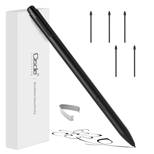 Ciscle Pen for Remarkable 2, Magnetic EMR Stylus with Eraser & 5 Tips | Battery-Free Design with 4096 Pressure Levels, Palm Rejection and Tilt Support for Smooth Writing, Drawing and Note-Taking
