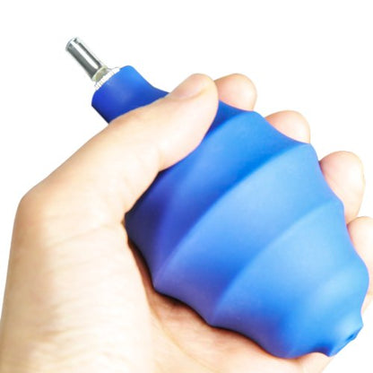 Foto&Tech Deluxe Dust Blower/Air Blaster/Squeeze Dust Cleaner for Digital SLR Camera, Lens, Watch, Keyboard, Cell Phone, Computer Laptop PC and Screen (Navy Blue)