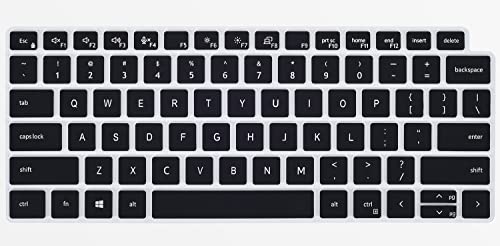 Keyboard Cover for Dell Latitude 3000 3340 13.3, Dell Latitude 5350 5340 5330 5320 13.3, Dell Latitude 7320 7330 7340 7350 13.3", Dell Latitude 5320 13.3 Laptop Protector -Black - color: Black