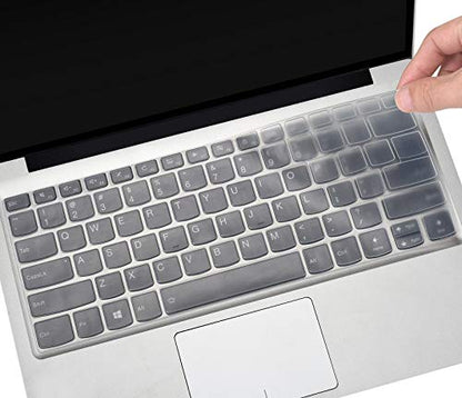 Keyboard Cover Skin for Lenovo Ideapad Flex 5i 14" 2 in 1 Laptop/Yoga 7i 5i 14/ Flex 5 5g 14" 2-in-1 Laptop/Flex 5 14IIL05 14 /Idepad S540 14/ ThinkBook 14 Gen 2 Gen 4/ThinkBook 14s Yoga- Clear - color: Clear