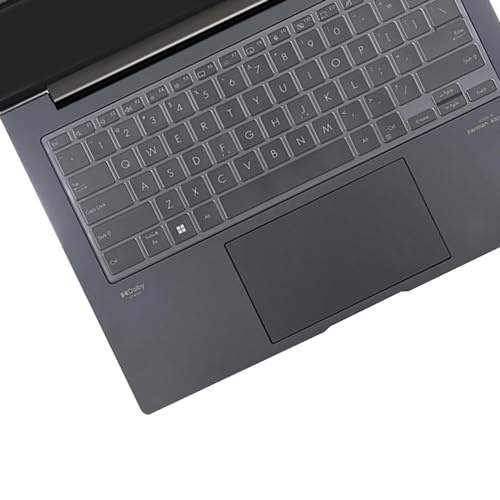 i-Tensodo Keyboard Cover Compatible with ASUS ZenBook 14X OLED UX3404 UX3405, ZenBook 14 Q425 Q415 Q410VA Q420 Q420VA, ZenBook Flip 14 OLED UP3404, ZenBook Pro UX6404 14 inch Laptop US Layout TPU Skin