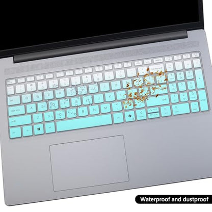 Keyboard Cover for 2025 Lenovo IdeaPad Slim 3 3i 3X 15 16" 15AHP10 15IRH10 15IRU10 15Q8X10 16ARP10 16IRH10, IdeaPad Slim 5 5i 16" 16AHP10 16IRH10 16IRH10R-MGreen - color: MGreen