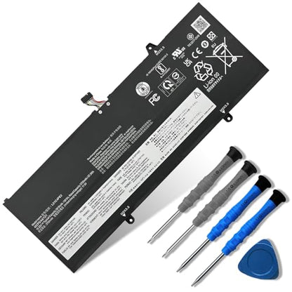 L21C4PE2 Laptop Battery 59Wh Replacement for Lenovo Yoga 6-13ALC7 6-13ABR8 Series L21L4PE2 SB11F29412 5B11F29411 SB11F29410 5B11F29414 SB11F29418 5B11F29421 15.52V 3815mAh
