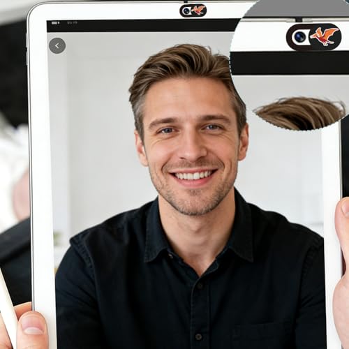 6Pcs 6 Styles Dinosaur Camera Cover Slide Sticker 0.03 Inch Privacy Guard Accessories, Computer Camera Cover Cute Protector Blocker for Desktop Loptop Tablet Notebook Mini PC Office Use - color: Dinosaur