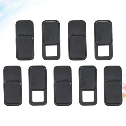OSALADI Webcam Cover Slider for Privacy Protection 9pcs Metal Oval Shaped and Heat Resistance Compatible with Laptop Tablet and Phone Cameras
