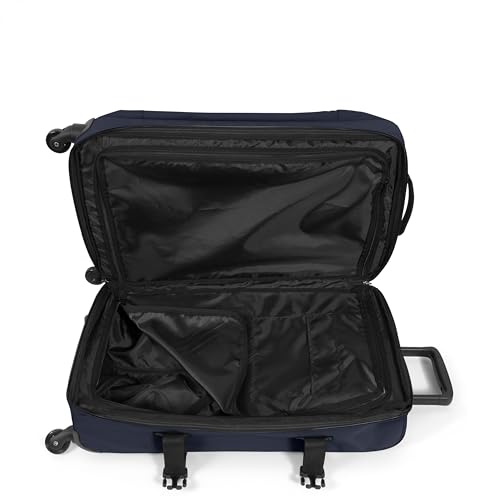 EASTPAK TRANS4 S – 44L Small Cabin Wheeled Luggage, Two Compartments, TSA Lock, 360° Spinner Wheels, and Telescopic Handle, Ultra Marine - color: Ultra Marine, size: 44 Liter Carry On