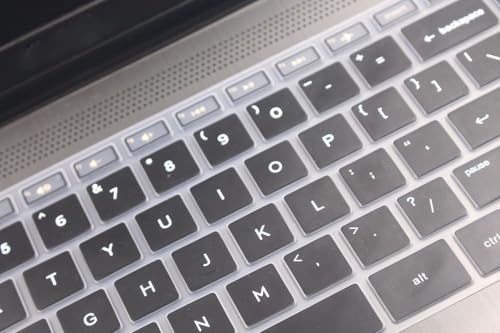 Keyboard Cover Compatible with HP Pavilion x360 14" Touch-Screen Laptop 14M-BA/BF/BW/CD/DH Series 14-DH2075NR 14-DH2097NR, HP 14" 14-BA/BF/CM/CF/CE/BW/FQ/DQ/DK/DH/DS/DG/DF Series Laptop (Black - color: Black