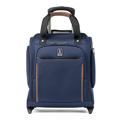 Travelpro Crew Classic Lightweight Softside Luggage, Rolling Underseat Carry on Bag, 14" Laptop or Tablet Sleeve, Men and Women, 17-Inch, Patriot Blue - color: Patriot Blue