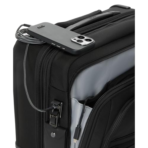 TUMI - Alpha Deluxe Expandable 4-Wheeled Laptop Briefcase - 15 Inch Computer Bag for Men and Women - color: Black