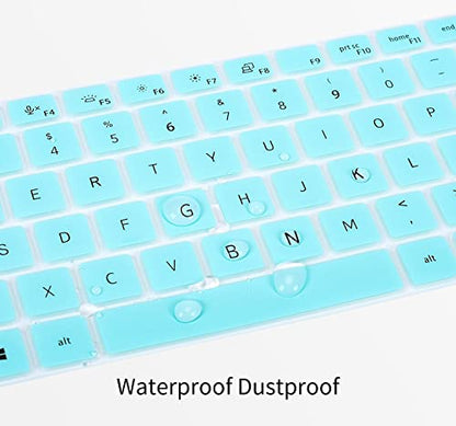 Keyboard Cover for Dell Latitude 3550 3540 5550 5540 5520 5521 5530 5531 15.6", Dell Precision 3590 3591 3580 3581 3570 3571 3560 3561 15.6" Keyboard Skin Protector, Mint - color: Mint