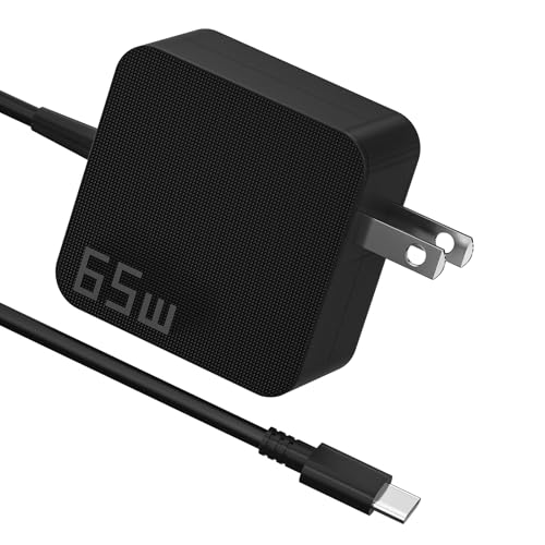 65W USB C Laptop Charger, Universal Fast Charging Power Adapter - Compact Type C Charger Block for MacBook, Dell, HP, Travel, Home & Office Use