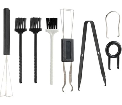 8 Piece Keyboard Keycap Remover, Switch Puller Set with Precision Tweezers and Cleaning Brushes, Keyboard Cleaning Kit Tool for Mechanical, Maintenance Kit for Deep Cleaning and Easy Component Removal