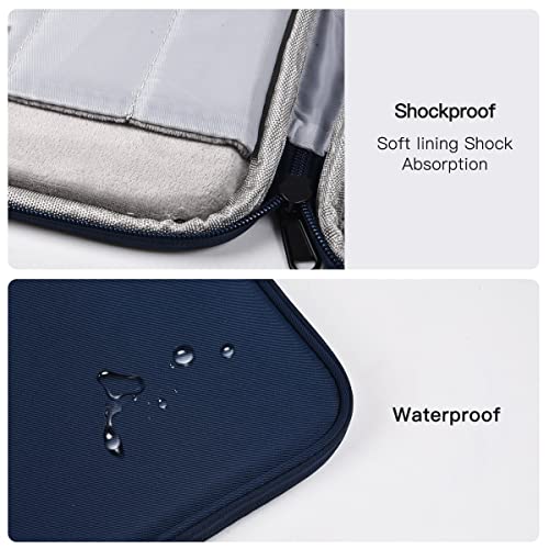 9-11 Inch Tablet Sleeve Bag for iPad Pro 11 M5 M4/Air 11 M2 M3 M4,Samsung Galaxy Tab A9+ S11 S9/S8 Ultra 11"/A8/S7/A7/S6 Lite 10.4"/S5e,iPad Air 5 4 10.9"/Air 2 9.7"/iPad 9 8 10.2" Pouches Case-Blue - color: Blue, size: 9-11 Inch