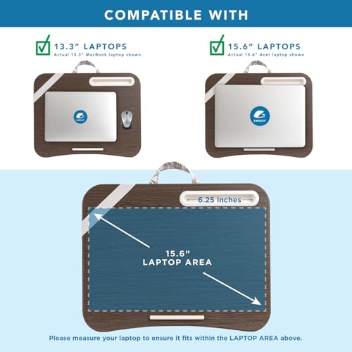 LAPGEAR Designer Lap Desk – Hummingbird Toile, 2-Pack with Storage Basket - color: Hummingbird Toile, size: 2-Pack Lap Desks + Basket