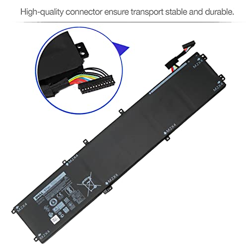 DELL 6GTPY Battery for Dell Precision 5530 5520 5510 XPS 15 7590 9560 XPS 15-9560 9570 9550Vostro 7500 7590 6GTPY P56F GPM03 5XJ28 5D91C 5041C P56F001 P56F002 P56F003 4GVGH 1P6KD 11.4V 97Wh 6-Cell