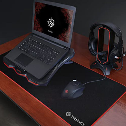Accessory Power Enhance CRYOGEN 5 Laptop Cooling PAD RED - color: Red