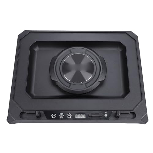 Jectse Laptop Fast Cooling Pad, RGB Gaming Notebook Cooler with 360 Cooling Design, 5.5 inch Fan, 7 Color Options, 10 Lighting Modes, 5 Heights