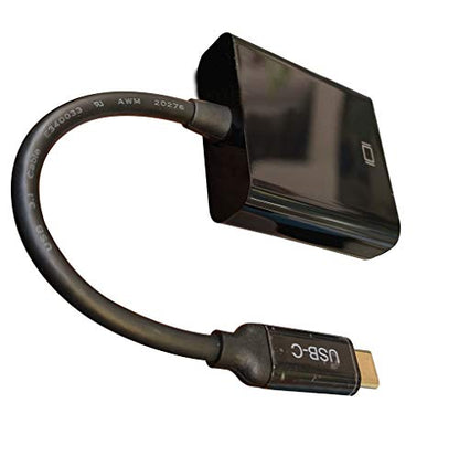 USB C to VGA Adapter - 1080P Full HD, Compact & Universal Compatibility for Laptop, Tablet, Smartphone NOT Support HDMI Output (BL-CVG01)