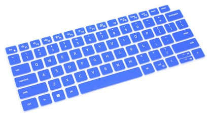 Silicone Keyboard Cover Skin Compatible for Dell Latitude 5440 5430 5431 5420 14", Dell Latitude 14" 7440 7430 7420 7410, Dell Latitude 14" 9000 9420 9430, Dell Latitude 9520 9510 7520 15.6" (Blue) - color: Blue
