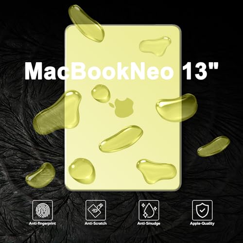 AKIT MacBook Neo 13 inch Case 2026 (A18 Pro, A3404), Citrus Clear | Bare-Metal Feel Hard Shell, 2 Keyboard Cover & Screen Protector, Precise Fit Official, Anti-Scratch & Fingerprint Free - color: Citrus Clear