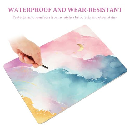 12 13 14 15 15.4 15.6 Inches Laptop Skin Sticker Decal Universal Netbook Skin Sticker Reusable Soft Notebook Art Protector Cover Decal, Pink Blue Ink Painting - color: Pink Blue Ink Painting