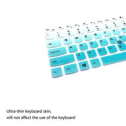 2 PCS Keyboard Cover for 14" Thinkpad T14 Gen 2/1, E14 Gen 4/3/2, T14s Gen 2/1, L14 Gen 3/2, Thinkpad T490 T495 T480/S T470, ThinkPad P14s, X1 Carbon 8th/7th/6th, Thinkpad X1 Carbon 14 5t-8th Gen - color: MintGreen+Clear