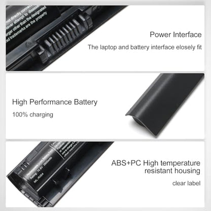 LQM RI04 RI06XL Laptop Battery for HP ProBook 450 455 470 G3 | Compatible with Envy 15-Q001TX Series, P/N 805294-001 811063-421 805047-851, HSTNN-PB6Q HSTNN-DB7B P3G15AA - color: RI04
