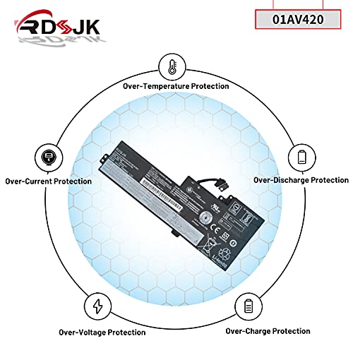 01AV420 01AV421 01AV489 01AV419 Laptop Battery for Lenovo ThinkPad T470 20HE T480 A475 A485 TP25(Anniversary Edition 25) Series SB10K97576 SB10K97577 SB10K97578 11.4V/11.46V 24Wh(Built-in Battery)